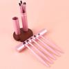 5pcs Professional Travel Portable Mini Eye Makeup Brushes Set Smudge Eyeshadow Eyeliner Eyebrow Brush Lip Make Up Brush Kit (pink) view 1