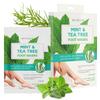 Skin 2.0 Tea Tree & Mint Foot Masks - Fights Athlete's Foot, Detoxifies & Exfoliates, Cooling & Relaxing - Dermatologist Tested Korean Skincare - Clean Beauty, Cruelty-Free, All Skin Types - 3 Pairs view 1