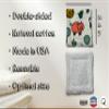 Reusable Cotton Rounds - Dual Sided Makeup Remover - Washable Wipes for Toner - EcofriendlyCosmetic Pad (Farm) view 2