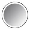 simplehuman Sensor Mirror, Lighted Compact Makeup Magnifying Mirror with Light, Round, Travel Size, Black Stainless Steel view 2