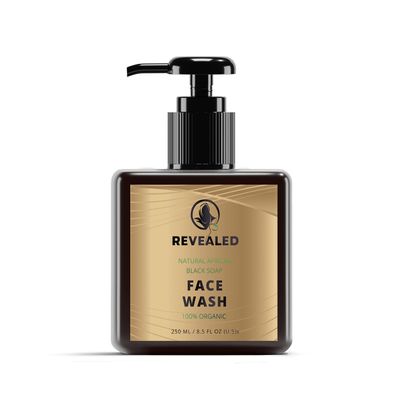 Revealed Natural African Black Soap Face Wash