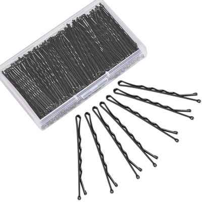 240 Pcs Bobby Pins Black, MORGLES 2.2 Inches Bobby Hair Pins for All Hair with Box
