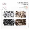 Acenail Wide Headbands Women Knotted Turban Headband Elastic Non Slip Hairbands Boho Head Wraps Workout Leopard Yoga Cotton Hair Scarfs Fashion Hair Accessories for Women 4Pcs (Leopard) view 2