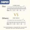 MORGLES 240PCS Silver Bobby Pins with a Box 2.2 Inches Bobby Pins for Gray Hair view 2