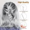 MORGLES 240PCS Silver Bobby Pins with a Box 2.2 Inches Bobby Pins for Gray Hair view 3