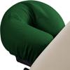 100% Egyptian Cotton 3-Piece Egyptian Cotton Massage Table Sheet Set - Premium Facial Bed Cover - Includes Flat and Fitted Sheets with Face Cradle Cover - Green view 3