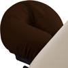 100% Egyptian Cotton 3-Piece Egyptian Cotton Massage Table Sheet Set - Premium Facial Bed Cover - Includes Flat and Fitted Sheets with Face Cradle Cover - Chocolate view 3