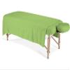 100% Egyptian Cotton 3-Piece Egyptian Cotton Massage Table Sheet Set - Premium Facial Bed Cover - Includes Flat and Fitted Sheets with Face Cradle Cover - Sage view 1