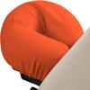 100% Egyptian Cotton 3-Piece Egyptian Cotton Massage Table Sheet Set - Premium Facial Bed Cover - Includes Flat and Fitted Sheets with Face Cradle Cover - Orange view 3