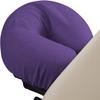 100% Egyptian Cotton 3-Piece Egyptian Cotton Massage Table Sheet Set - Premium Facial Bed Cover - Includes Flat and Fitted Sheets with Face Cradle Cover - Purple view 3