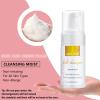 3.38OZ Eyelash Extension Cleanser Lash Mousse Lash Shampoo for Extensions, USB Mini Portable Fan Rechargeable Electric Handheld Air Conditioning Lash Shampoo Brush Plastic Wash Bottle (lash fan-pink) view 3