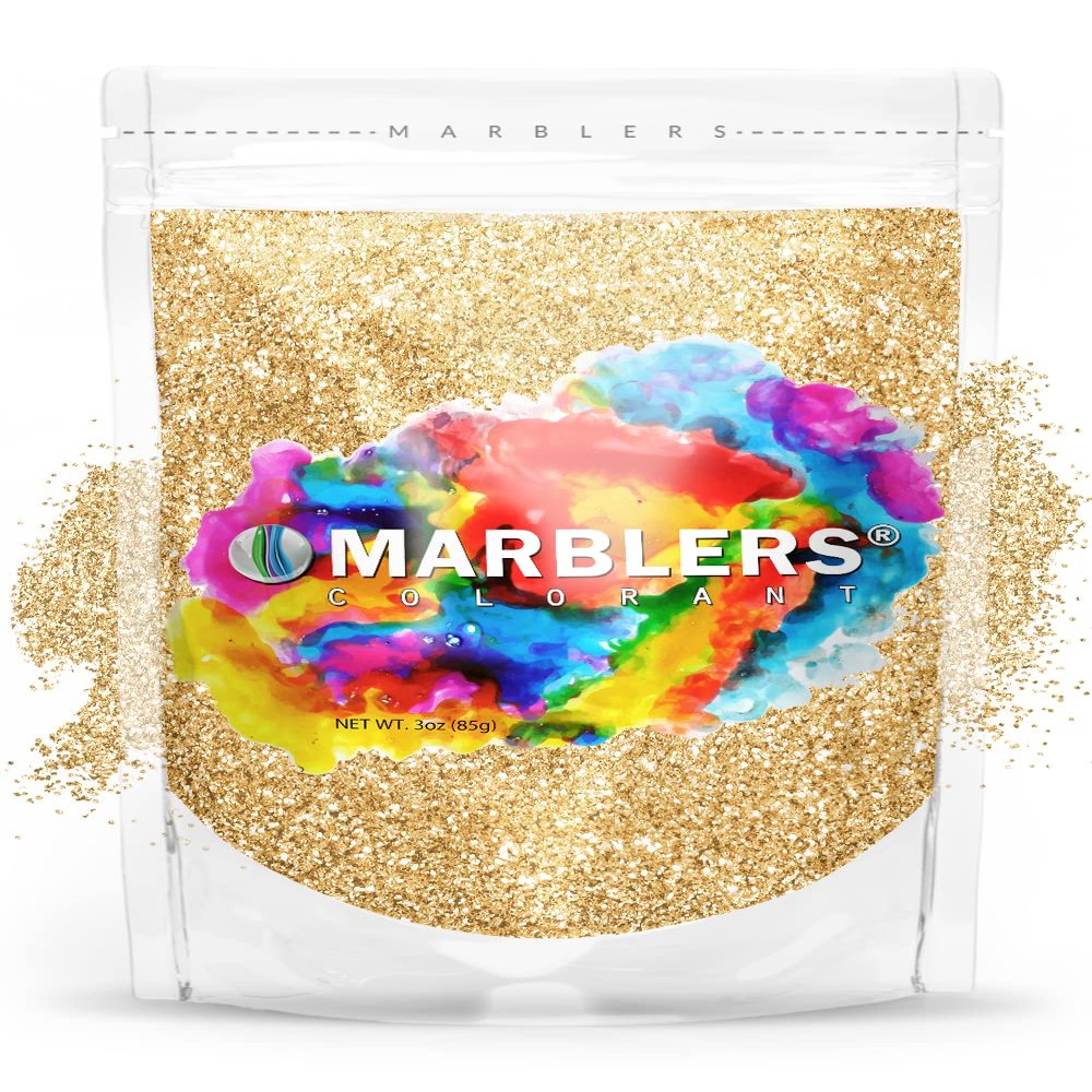 MARBLERS Twinkle Glitter [Silk Beige] 3oz (85g) | Fine | Non-Toxic, Vegan, Cruelty-Free | Face, Body, Eyeshadow, Hair, Festival, Party Makeup | Nail Art, Polish | Resin, Tumbler, Slime, Craft