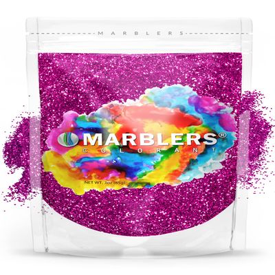 MARBLERS Twinkle Glitter [Hot Plum] 3oz (85g) | Fine | Non-Toxic, Vegan, Cruelty-Free | Face, Body, Eyeshadow, Hair, Festival, Party Makeup | Nail Art, Polish | Resin, Tumbler, Slime, Craft
