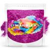 MARBLERS Twinkle Glitter [Hot Plum] 3oz (85g) | Fine | Non-Toxic, Vegan, Cruelty-Free | Face, Body, Eyeshadow, Hair, Festival, Party Makeup | Nail Art, Polish | Resin, Tumbler, Slime, Craft view 1