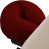 100% Egyptian Cotton 3-Piece Egyptian Cotton Massage Table Sheet Set - Premium Facial Bed Cover - Includes Flat and Fitted Sheets with Face Cradle Cover - Burgundy view 3