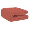 100% Egyptian Cotton 3-Piece Egyptian Cotton Massage Table Sheet Set - Premium Facial Bed Cover - Includes Flat and Fitted Sheets with Face Cradle Cover - Brick Red view 4