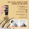 Gowwim Hair Fibers with Spray Applicator Pump 2-in-1 Kit for Thinning Hair, Naturally Thickening Spray Fibers Waterproof Long-Lasting Grey Coverage Touch up for Bald Spot Cover up for Women & Men view 4