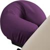 100% Egyptian Cotton 3-Piece Egyptian Cotton Massage Table Sheet Set - Premium Facial Bed Cover - Includes Flat and Fitted Sheets with Face Cradle Cover - Plum view 3