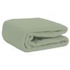 100% Egyptian Cotton 3-Piece Egyptian Cotton Massage Table Sheet Set - Premium Facial Bed Cover - Includes Flat and Fitted Sheets with Face Cradle Cover - Light Sage view 4