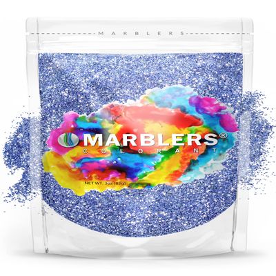 MARBLERS Twinkle Glitter [ICY Blue] 3oz (85g) | Fine | Non-Toxic, Vegan, Cruelty-Free | Face, Body, Eyeshadow, Hair, Festival, Party Makeup | Nail Art, Polish | Resin, Tumbler, Slime, Craft