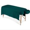 Epic Cotton 100% Egyptian Cotton 3-Piece Egyptian Cotton Massage Table Sheet Set - Premium Facial Bed Cover - Includes Flat and Fitted Sheets with Face Cradle Cover - Teal view 1