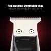 Cordless Electric Hair Clipper, Stainless Steel USB Charging Ergonomic Handle Electric Hair Trimmer for Barbers Men Women Kids view 2