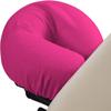 100% Egyptian Cotton 3-Piece Egyptian Cotton Massage Table Sheet Set - Premium Facial Bed Cover - Includes Flat and Fitted Sheets with Face Cradle Cover - Hot Pink view 3