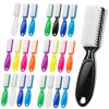 24 Pcs Handle Grip Nail Brush, NICEMOVIC Hand Fingernail Cleaner Brush Manicure Tools Scrub Cleaning Brushes Kit, Use for Toe and Nail Cleaning (Bright Colors) Cleaning(Bright Colors) view 1