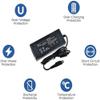 Digipartspower 24V AC/DC Adapter for 2019 DND Daisy Professional 60W LED/UV Gel Nail Lamp Light view 4