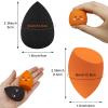 12 Pieces Professional Makeup Sponge Set,Latex Free Flawless Soft Setting Face Puffs,Makeup Blending Sponge Cosmetic Applicator for Powder,Liquid,Facial Makeup Tools view 2