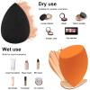 12 Pieces Professional Makeup Sponge Set,Latex Free Flawless Soft Setting Face Puffs,Makeup Blending Sponge Cosmetic Applicator for Powder,Liquid,Facial Makeup Tools view 3