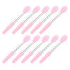 minkissy 10pcs Silicone Lipstick Applicator Versatile Cosmetic Brushes for Lip Balm Eyeshadow Lip Masks Tube and Handle for Makeup view 1