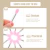 minkissy 10pcs Silicone Lipstick Applicator Versatile Cosmetic Brushes for Lip Balm Eyeshadow Lip Masks Tube and Handle for Makeup view 3