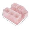LIXIMMAZN Acrylic Large Capacity Makeup Organizer, Grafting Beauty Extension Supplies Lash Storage Display, Eyelash Storage Case Brush Tweezers Cosmetic Holder (Pink Marble) view 4
