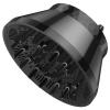 Segbeauty Universal Collapsible Hair Diffuser, Travel Foldable Adjustable Salon Fast Drying Blow Dryer Diffuser Attachment Portable for Thick Wavy Curly Hair Fit Most Blower 1.5"-3.22" Nozzle Black view 1