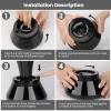 Segbeauty Universal Collapsible Hair Diffuser, Travel Foldable Adjustable Salon Fast Drying Blow Dryer Diffuser Attachment Portable for Thick Wavy Curly Hair Fit Most Blower 1.5"-3.22" Nozzle Black view 4