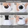 Segbeauty Universal Travel Hair Diffuser, Collapsible Foldable Hair Dryer Attachment Portable for Salon Blower Wavy Curly Hair, Professional Adjustable Fast-drying for Blow Dryer 1.5"-3.22" Nozzle view 4
