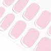 DANNI & TONI Semi Cured Gel Nail Strips (Sweet Pink) Gel Nail Wraps Solid Color 28 Stickers view 3