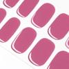 DANNI & TONI Semi Cured Gel Nail Strips Fuchsia (Pink Lemonade) Glossy Gel Nail Wraps 28 Stickers view 4