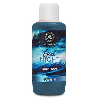 Bath Foam Good Night - 34 Fl Oz (1000ml) - Body Care - Good Sleep - Beauty - Bathing - Body Care - Wellness - Relax - Aromatherapy - Spa - Bubble Baths