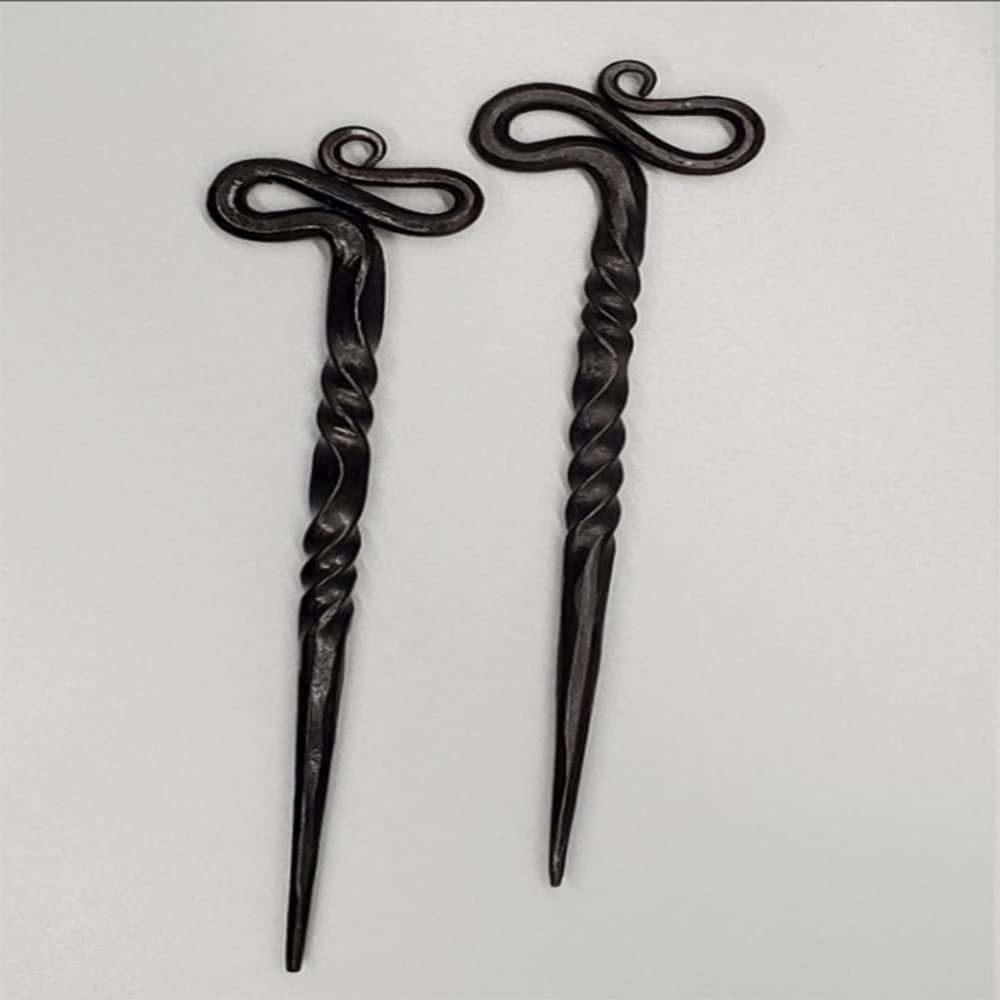 Accessories Hair Stick Celtics Viking Headdress Punk Pagan Hairpin Gift (Color : 2pcs)