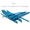 Borogo 100 Pcs Orange Wood Nail Sticks Double Sided Multi Functional Cuticle Pusher Manicure Pedicure Tool for Manicure Pedicure Blue view 4