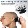 Head Shavers for Bald Men, 8-blade Electric Shaver 6 in 1 Hair Clipper Shaved Oil Head Machine Hair Trimmer Washed Digital Display Razor Trimmer (Color : BLACK 6 IN 1) view 4