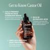Cliganic Organic Castor Oil, 100% Pure (1oz Glass Bottle with Eyelash Kit) - For Eyelashes, Eyebrows, Hair & Skin (Packaging May Vary) view 3