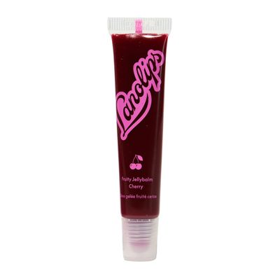 Lanolips Fruity Jellybalm - Tinted Lip Balm to Deepen, Brighten & Enhance - Moisturizing Lanolin Lip Balm & Jelly Lip Gloss - Everyday Lip Makeup - Cherry (10g / 0.35oz)