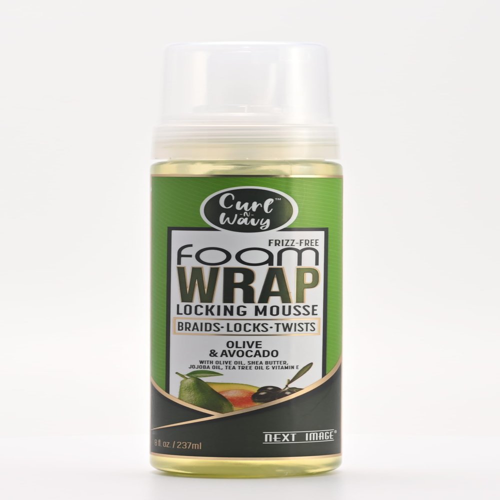 NEXT IMAGE Foam Wrap Locking Mousse (Olive & Avocado)