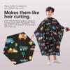 PERFEHAIR Kids Hair Cutting Cape, Cute Cars Pattern, Barber Haircut Cape Cover for Children, Baby, Toddler, Boys Salon Hair Cut Capes view 3