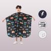 PERFEHAIR Kids Hair Cutting Cape, Cute Cars Pattern, Barber Haircut Cape Cover for Children, Baby, Toddler, Boys Salon Hair Cut Capes view 4