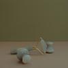 CURE. Premium Quality Natural Agate Spiked Face Roller & Mushroom Gua Sha for Eye Care | Skin Care Set view 3