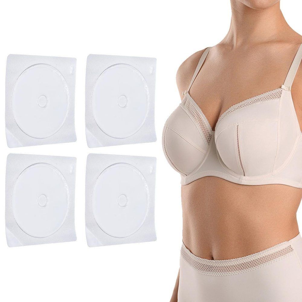 Breast Lift Patches, Breast Enlargement Patches Breast Enlargement Mask 4 Pieces Collagen Moisturizing Improve Sagging Breast Pads for Women